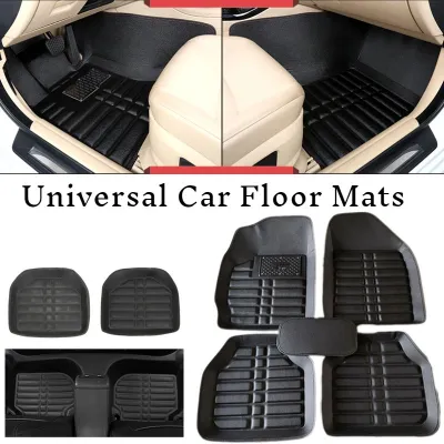 5pcs/set Car Floor Mats Foot Pad Anti-Slip Car Carpet Mats for The Car Mats Auto Universal Zwarte Auto Styling Interieur