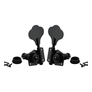 Bass Tuner Electric Bass Tuning Peg Guitar Opened Machine Head Knobs Replacement for 4 String Jazz Right/Left Hand