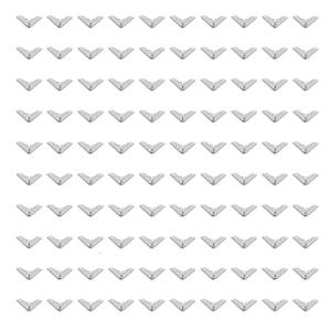 100Pcs Metal Album Corner Protectors Decorative Album Corner Guards For Memory Books And Photo Collection Book