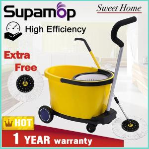 [Sweet Home] SupaMop Commercial Spin Mop Set / Time saving and efforts saving cleaning more effeciently