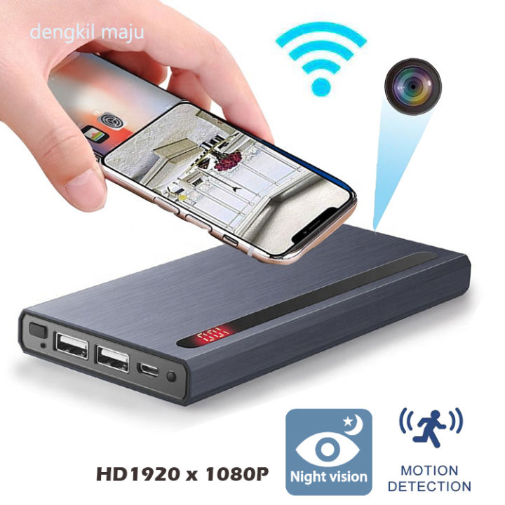 Portable Wifi 1080P Motion Detection Night Vision Hidden Spy Power