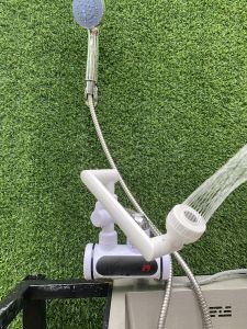 Máy Nước Nóng Lạnh Bộ Vòi Xả Cánh Tay Rô Bốt Kèm Bộ Vòi Sen Tắm Mới 2025