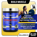 ALLMAX Nutrition, Creatine Powder, 100% Pure Micronized Creatine Monohydrate, Pharmaceutical Grade Creatine, 400g-1000g (80-200 servings). 