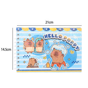 【88HomeStore】Cute Capybara Characters Coloring Book Kids Coloring Book Animal Theme Graffiti Painting Book Gift For Party And Birthday
