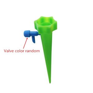 10Pcs Plant Waterer Self Watering Spikes Plant Watering Devices With Slow Release Control Valve Switch Automatic Vacation Drip Watering for Plant