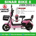 Sepeda Listrik Exotic COOLTECH 2.0 500 Watt Electric E Bike 48V/12 Ah. 