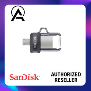 SanDisk Ultra Dual Drive 32GB OTG m3.0 SDDD3 USB3.0 Black Flash Drive Storage Device On-the-Go Micro-USB Connector for OTG-enabled Android Devices Desktop Laptop PC Computer 5 Year Limited Warranty / SDDD3-032G-G46