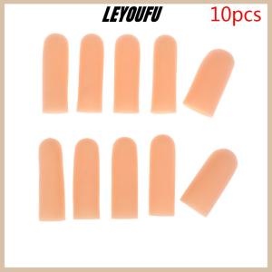 LEYOUFU 10pcs/set Silicone Gel Tube Hand Bandage Finger Protector Pain Thumb Cap