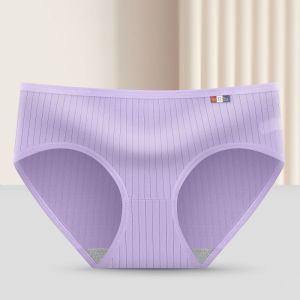 Lizida สบายผ้าฝ้ายแฟ้ม Antibacterial ผู้หญิงกางเกงขอบและ Breathable กลางเอวผ้าฝ้ายบริสุทธิ์กางเกง