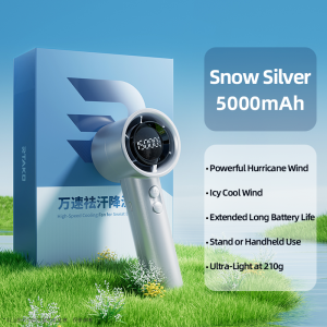 RTAKO New Handheld High-Speed Fan 100 Gear USB fan Outdoor Camping Charging Ultra-Long Life Battery Mute 5000mAH X5 Fans