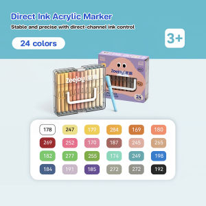 Direct Liquid Acrylic Marker Children Non-toxic Acrylic Marker Pen Art Supplies Penanda Akrilik 丙烯画笔