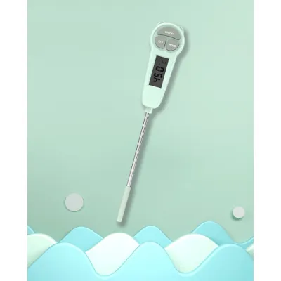 Misuta - Baby Food Thermometer For Baby Milk Food & Bath Water Temperature | 304 Stainless Steel with Cap