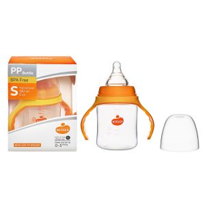 Bình sữa WESSER Bình sữa cổ rộng nhựa PP 180ml - 260ml