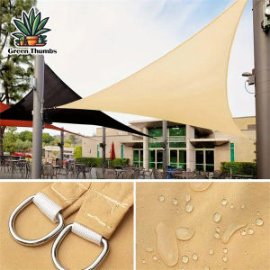 Heavy Duty Sun Shade Sail Waterproof Triangle Oxford Canopy 98% UV Blockage For Outdoor Patio Garden