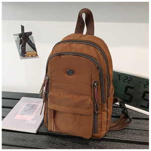 Đa chức năng Túi ngực thể thao ba lô với nhiều túi nylon chống thấm nước du lịch Nam Nữ Túi đeo chéo