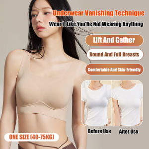 Seamless Push Up Bra Comfortable Wirefree Enhanced Lift Support Smooth Invisible Fit Women T Shirt Bras