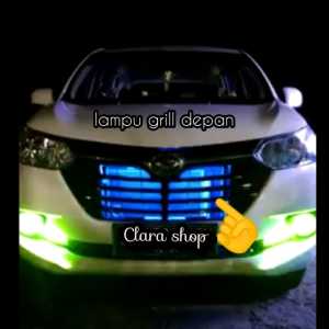 LED GRILL DEPAN SEMUA JENIS MOBIL TINGGAL SAMBUNG LAMPU KOTA