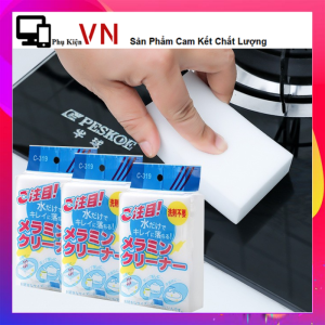 Mút Xốp Melamine Lau Chùi Tẩy Rửa Vệ Sinh Làm Sạch Mọi Vết Bẩn Đa Năng - Miếng Bọt Biển Thần Kỳ / Bông Cọ Đa Năng - Mút Xốp Rửa Chén Nano