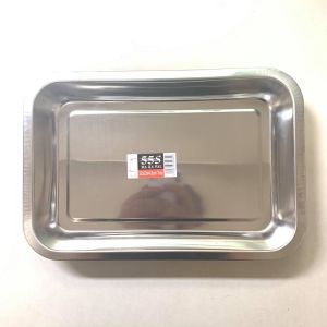 Stainless Food Tray/Serving Tray/Serveware/Rectangle Kitchen Serving Tray/Lagayan ng Ulam/Lagayan ng Pagkain
