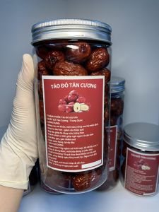 Táo đỏ tân cương (hộp 400g) táo đỏ sấy khô trà táo đỏ táo đỏ loại 1 size đại ngon ngọt bổ dưỡng pha trà nấu chè hầm ăn lẩu