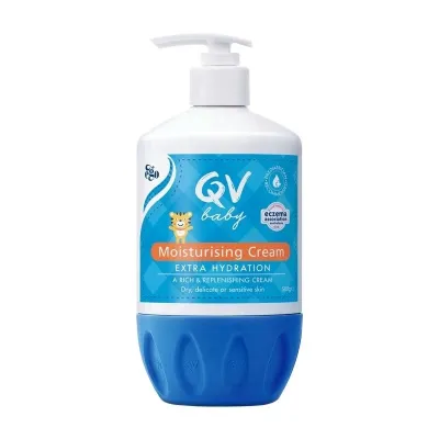 EGO QV Baby Moisturising Cream 500g - Rich & replenishing moisturising cream for 24 hours moisture - Paediatricians recommended - Free from other common irritants - Suitable for body & face