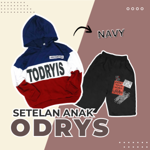Amspro - Setelan Anak Laki-laki Baju Kaos Anak Hoodie Pakaian Santai Todrys Kids Trendi Kasual Terbaru