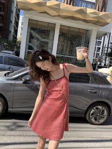 FASHIONJEANS  พร้อมส่ง🚚 ชุดมินิเดรส แขนกุด แฟชั่นฤดูใบไม้ผลิ สำหรับผู้หญิง #DS151