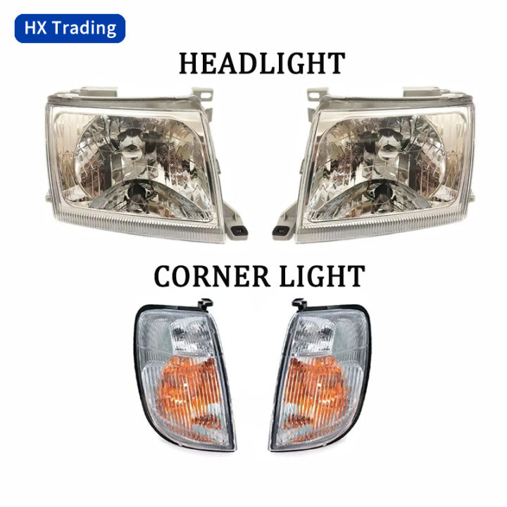 thumbnail image 2 of Headlight & Corner Light Kit For 1998-2000 Nissan Frontier – Driver Left Side, Up To 09/99 Production 2 of 6