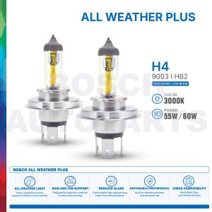 Bosch Headlight Bulb PAIR for Toyota Hilux 2005 - 2011 J / E / G | 150 Plus Gigalight | LED | All Weather
