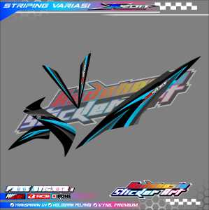 STRIPING VARIASI YAMAHA XEON / STICKER LIST VARIASI MOTOR YAMAHA XEON