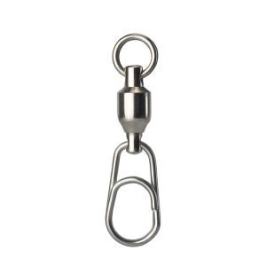 VBNFH Fishing Tackle Device Stainless Steel Fishing Tools Connecting Ring Jig Rolling Swivel Hooked Snap Lure Connector Oval Split Rings Fishhook Swivel