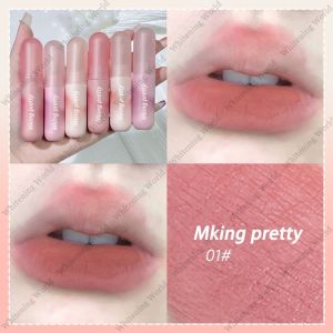 KOBELEEN Lip Glaze Lip Tint Velvet Matte Lip Mud Longlasting Waterproof Lip Glaze