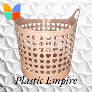 Uniglobal High Quality Hollow Multifunction Laundry Basket Flower Design with handle