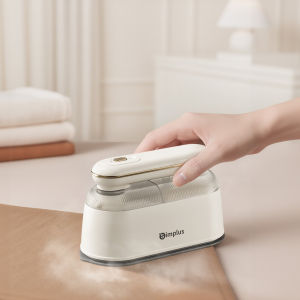 Simplus 2in1 Iron Dry & Steam Iron for Clothes Handheld Iron 1000W High Power 2 Gear Temperature 180° Rotatable Handle Compact Portable