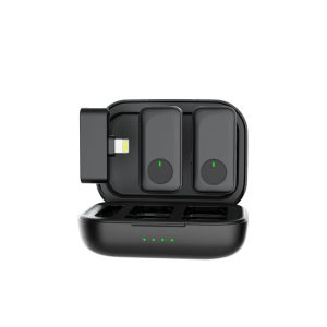 Mini Wireless Lavalier Microphone Q8 Magnetic Microphone for Live Outdoor Video Wireless Microphone