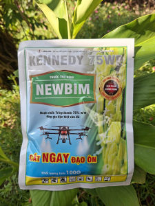 [THIEN THINH SHOP] KENNEDY 75WP hiệu NEWBIM gói 100 g Trừ đạo ôn lá đạo ôn cổ bông trên lúa nếp