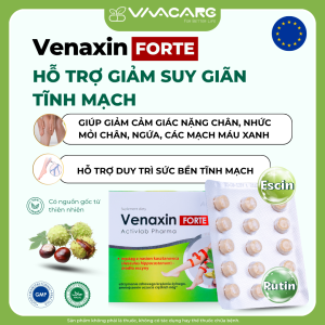 Viên Hỗ Trợ Giảm Suy Giãn Tĩnh Mạch Venaxin FORTE - Nhập Khẩu Nguyên Hộp