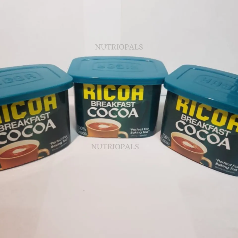 Ricoa Breakfast Cocoa, 80g, Powdered Milk