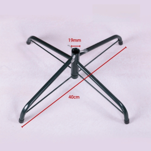 WELLNOW Sturdy Christmas Tree Stand Base Rotating Metal Xmas Tree Holder Durable Artificial Christmas Tree Base Christmas Tree Accessory