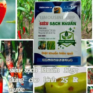 SIÊU SẠCH KHUẨN 12GR PHÒNG TRỪ THỐI NHŨNG CHÁY BÌA LÁ DO VI KHUẨN