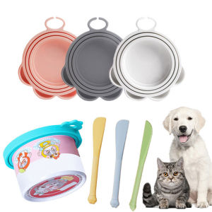 Pet Can Lid Silicone Can Sealing Can Cat Dog Universal Fresh Wet Food Cover Food Lid Cover Supplies