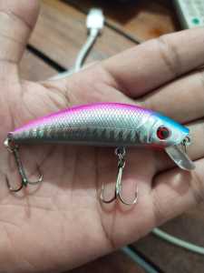 Umpan Pancing Minnow lure untuk Memancing Ikan 1Pcs 7cm/8.1g