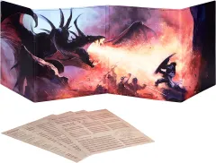 CraftyCrocodile Dungeons and Dragons Essentials Kit - Starter Set Extra 6  Dice Sets, Flannel Bags, Master Screen, Figures, New Heroes, Dice Guide