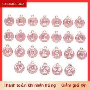 CS 26pcs thư Bảng chữ cái Charms ban đầu thư Vòng đeo tay đồ trang sức DIY Craft làm