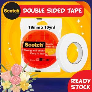 3M Scotch 200 Double Side Tissue Tape Easy Tear Senang Koyak Scotch Double Sided Tape 18mm x 10yds