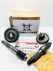 rasio set gardan set as puly as roda rasio gigi miring 4 pcs yamaha mio m3 mio z fino fi 125 fino 125 fi original baru
