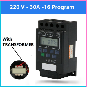 COD Cepat CHINT MCB Power Timer Programmable Time Switch Relay 30A 220V KG316T / timer listrik on of otomatis manual stop kontak 220v analog / relay otomatis listrik pompa air lampu jalan - PIJAR