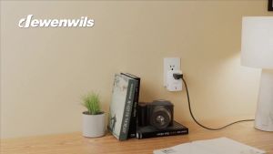 DEWENWILS Remote Control Outlet Wireless Wall Mounted Light Switch Electrical Plug in on off Power Switch for Lamp No Wiring Expandable 100 Feet RF Range ETL Listed