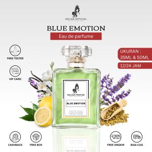 Delisa Eau De Parfume Blue Emotion - Elegan Seksi Aroma Manis Memikat Elegan