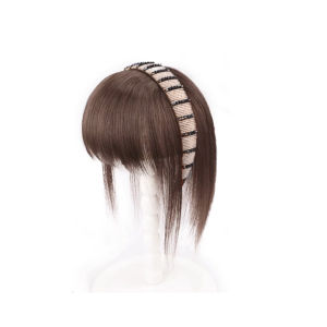Fake Bangs Piece Head Filler Hair Forehead Natural Rhinestone Bangs Wig-152c4c8b